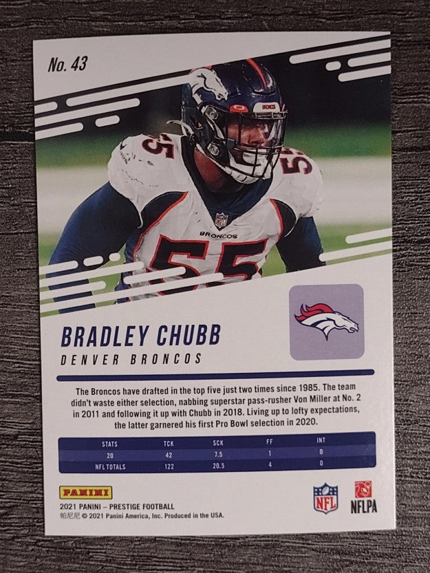 2021 Prestige #43 Bradley Chubb