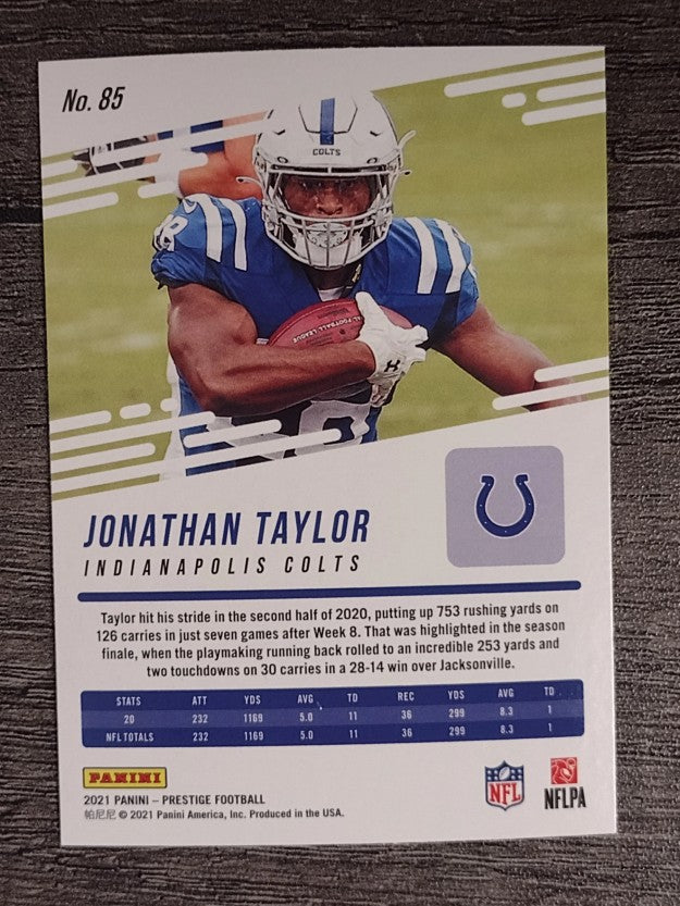 2021 Prestige #85 Jonathan Taylor