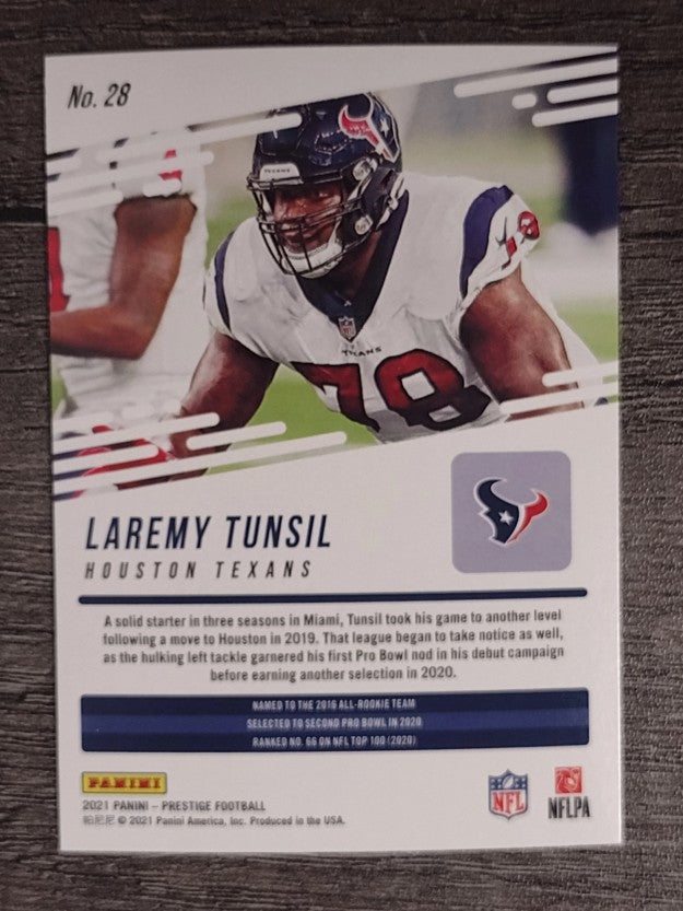 2021 Prestige #28 Laremy Tunsil