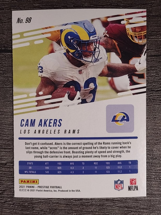 2021 Prestige #98 Cam Akers