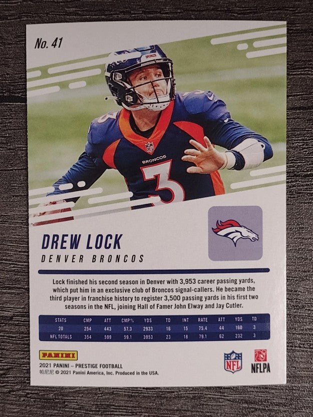 2021 Prestige #41 Drew Lock