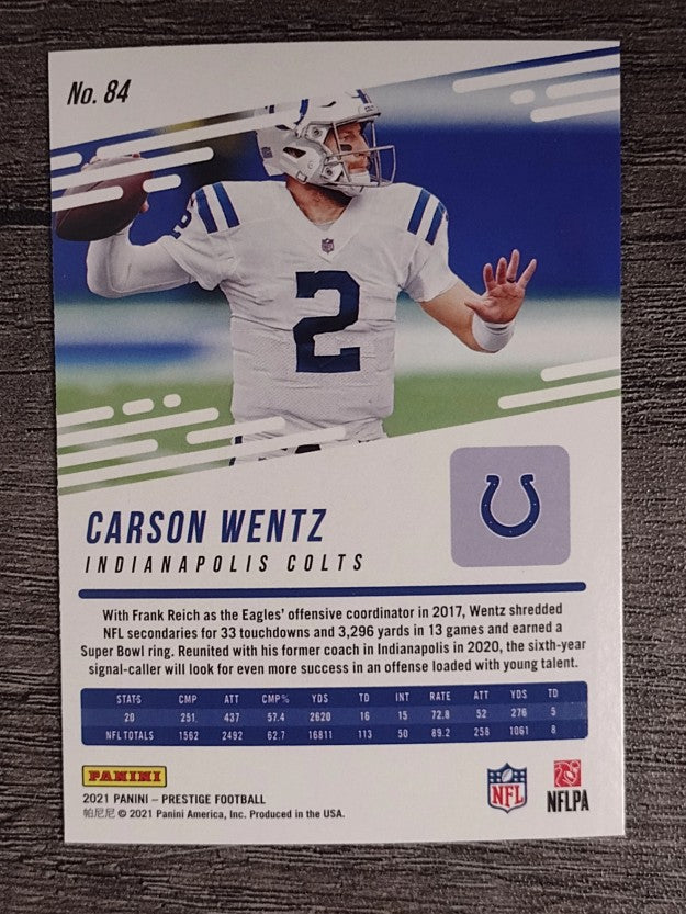 2021 Prestige #84 Carson Wentz