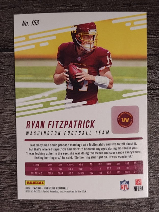 2021 Prestige #153 Ryan Fitzpatrick