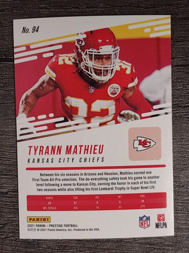 2021 Prestige #94 Tyrann Mathieu
