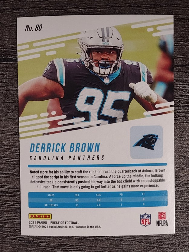 2021 Prestige #80 Derrick Brown