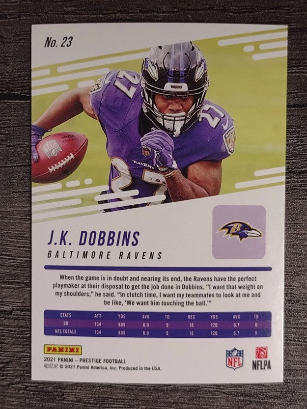 2021 Prestige #23 J.K. Dobbins