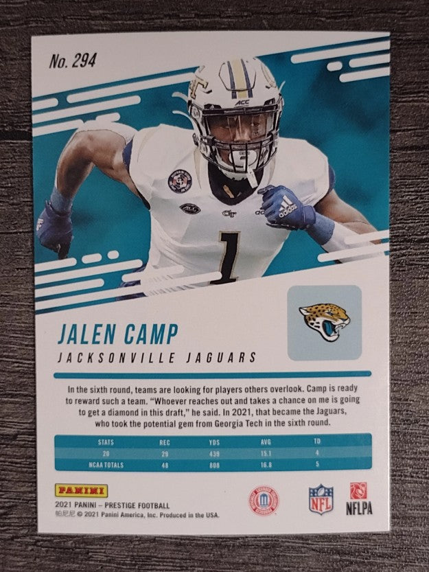 2021 Prestige #294 Jalen Camp RC