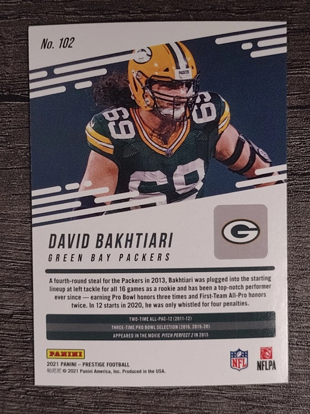 2021 Prestige #102 David Bakhtiari