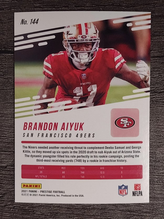 2021 Prestige #144 Brandon Aiyuk