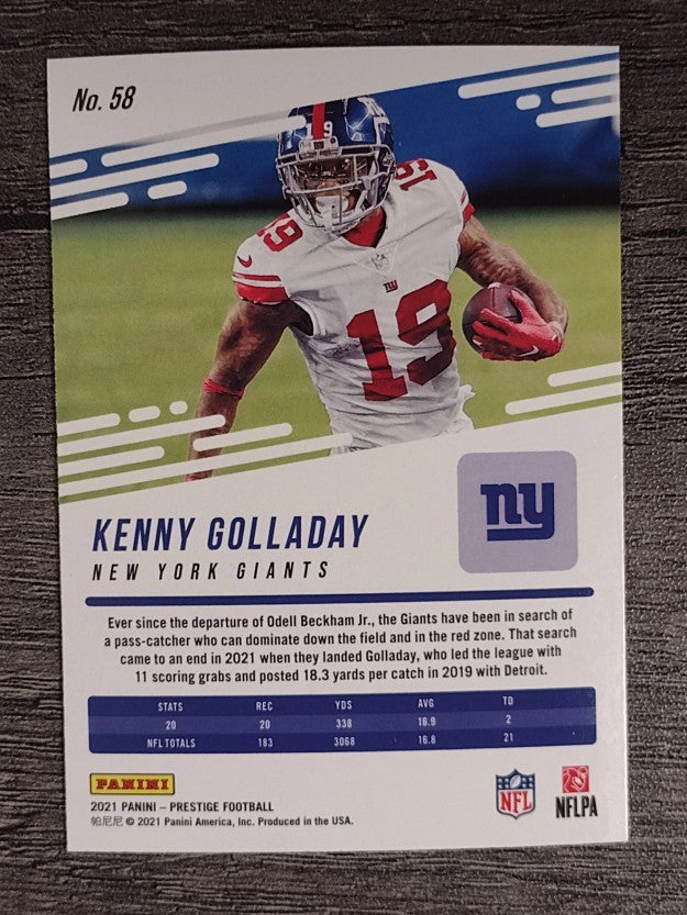 2021 Prestige #58 Kenny Golladay