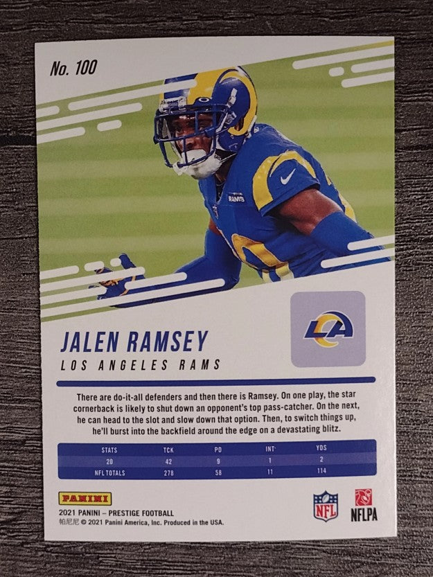 2021 Prestige #100 Jalen Ramsey