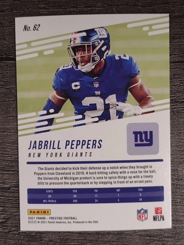 2021 Prestige #62 Jabrill Peppers
