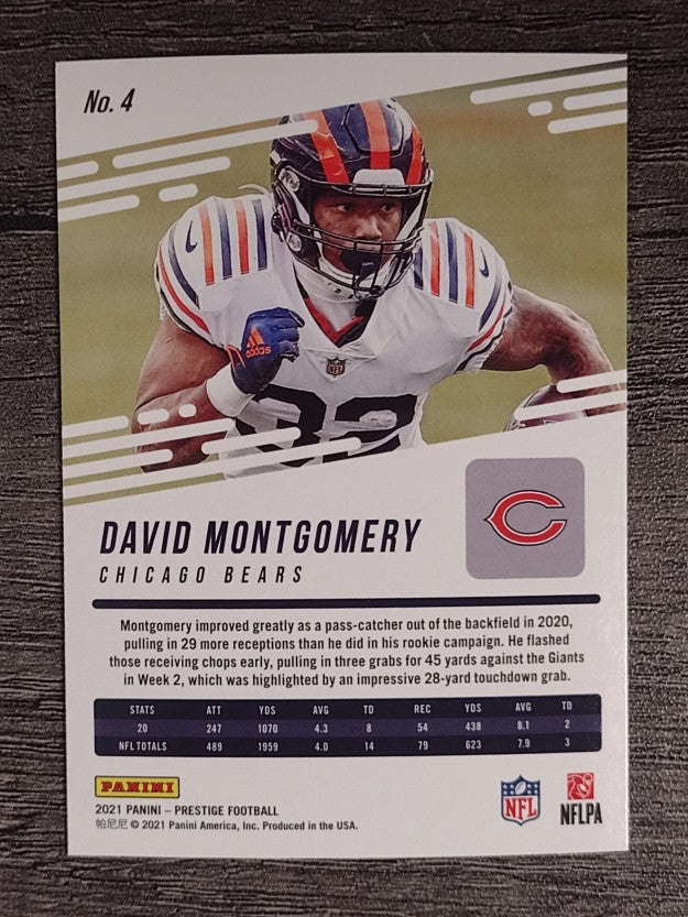 2021 Prestige #4 David Montgomery