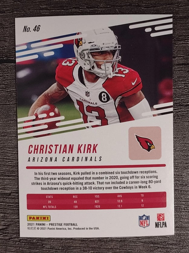 2021 Prestige #46 Christian Kirk