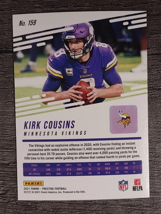 2021 Prestige #159 Kirk Cousins