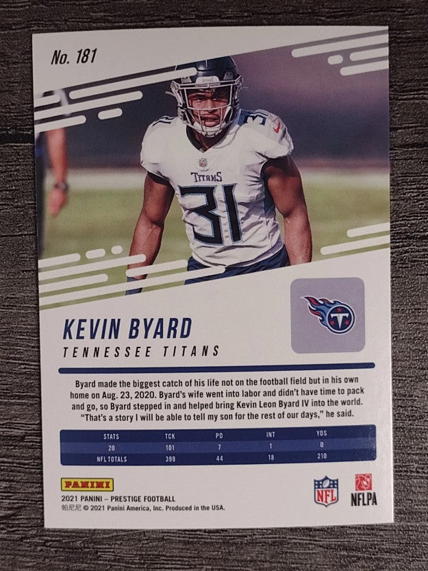 2021 Prestige #181 Kevin Byard