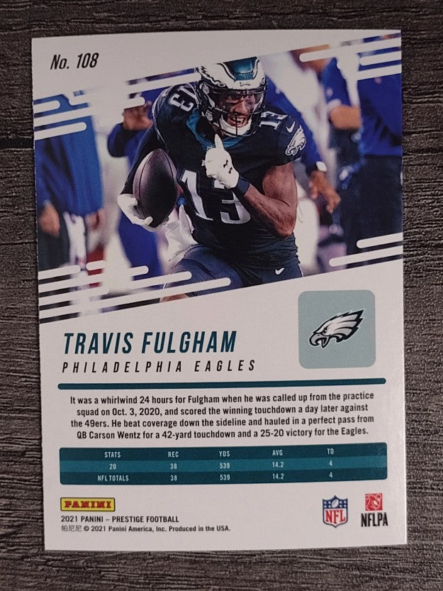 2021 Prestige #108 Travis Fulgham