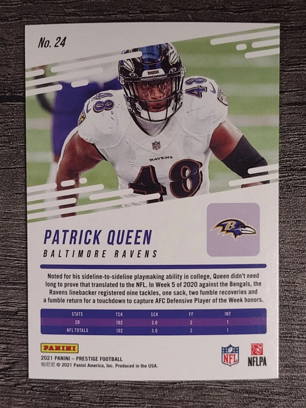 2021 Prestige #24 Patrick Queen