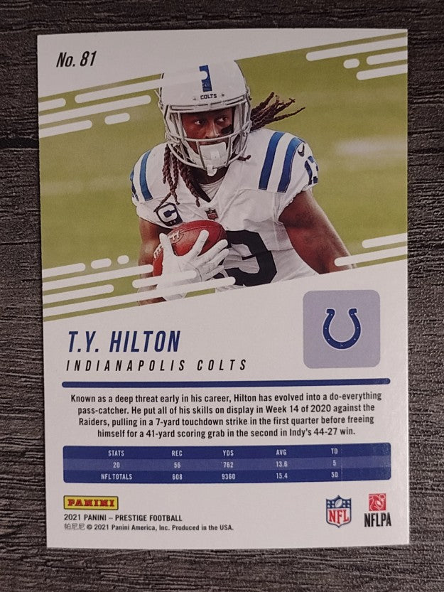 2021 Prestige #81 T.Y. Hilton