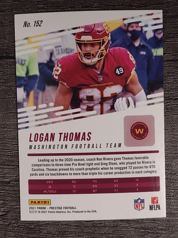 2021 Prestige #152 Logan Thomas