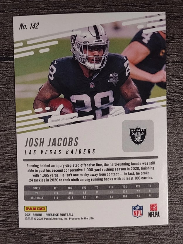 2021 Prestige #142 Josh Jacobs