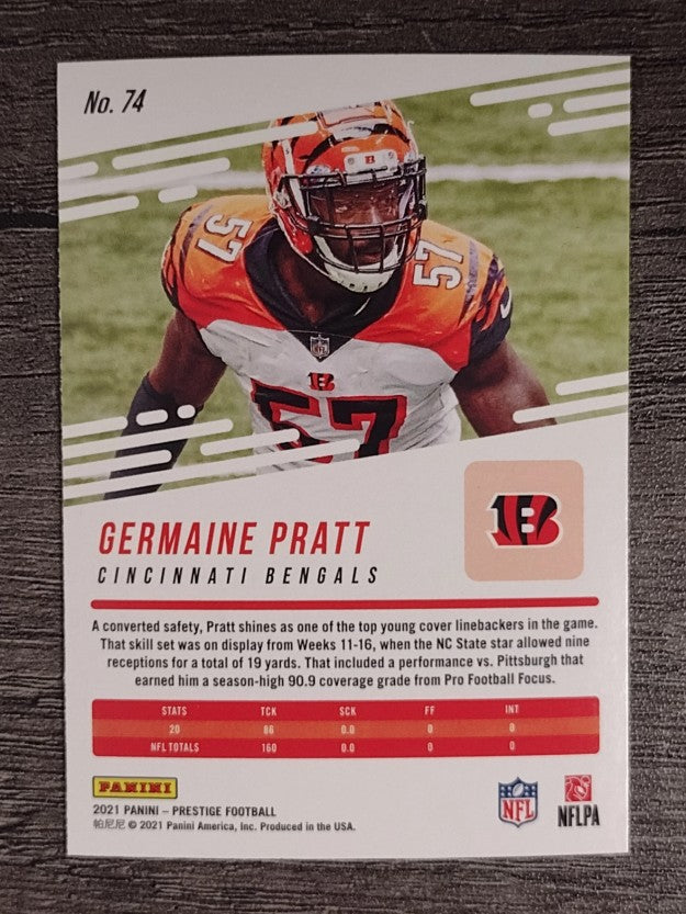 2021 Prestige #74 Germaine Pratt