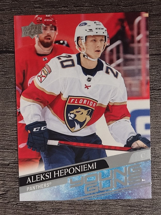 2020-21 Upper Deck #716 Aleksi Heponiemi YG RC