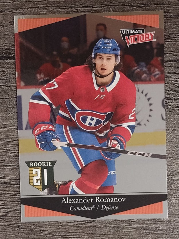 2020-21 Upper Deck Ultimate Victory #UV21 Alexander Romanov