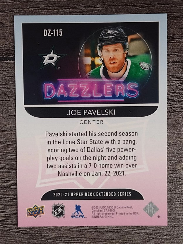 2020-21 Upper Deck Dazzlers Green #DZ115 Joe Pavelski