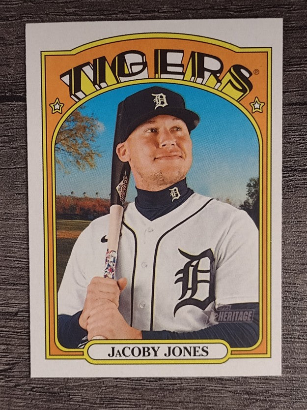 2021 Topps Heritage #496 JaCoby Jones SP
