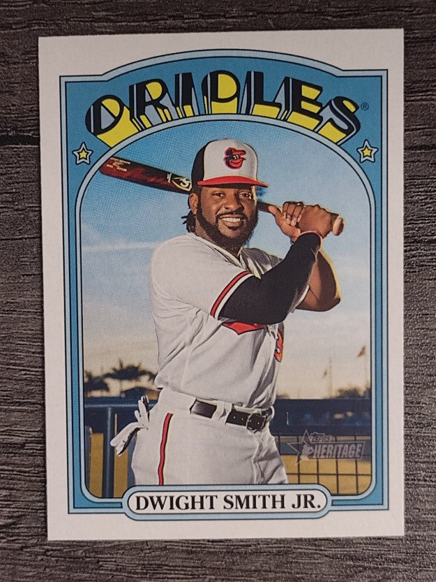 2021 Topps Heritage #414 Dwight Smith Jr. SP