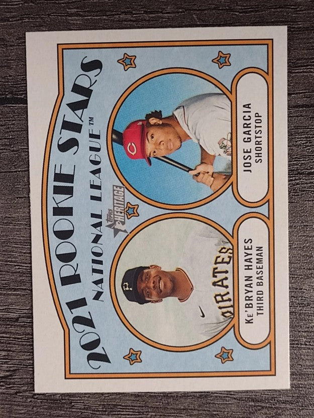 2021 Topps Heritage #97 Ke'Bryan Hayes RC/Jose Garcia RC