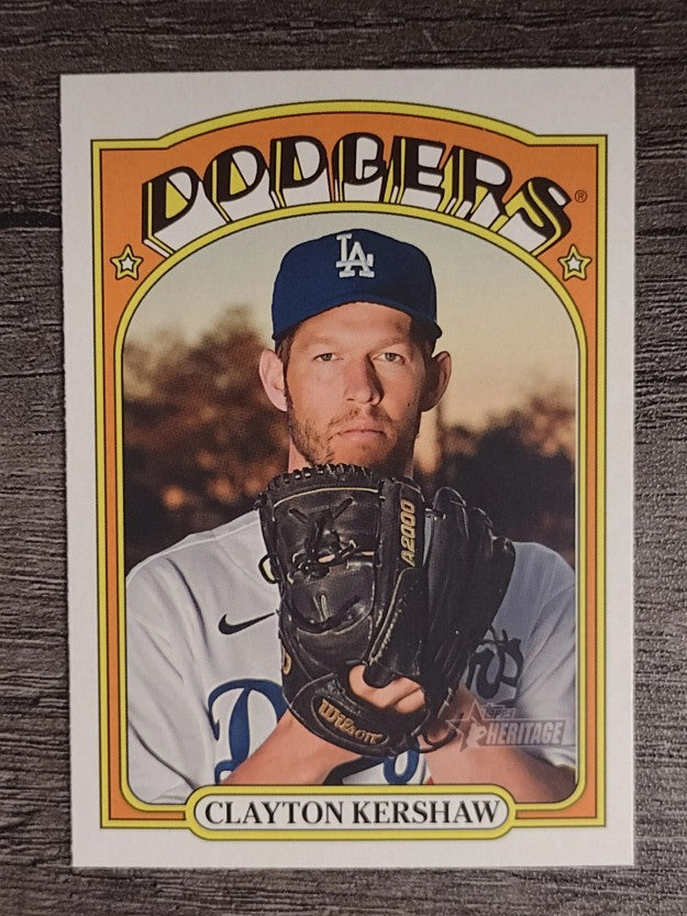 2021 Topps Heritage #37 Clayton Kershaw
