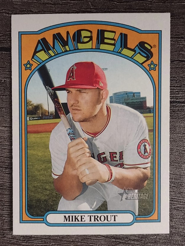 2021 Topps Heritage #169 Mike Trout