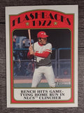 2021 Topps Heritage Baseball Flashbacks #BFBJB Johnny Bench