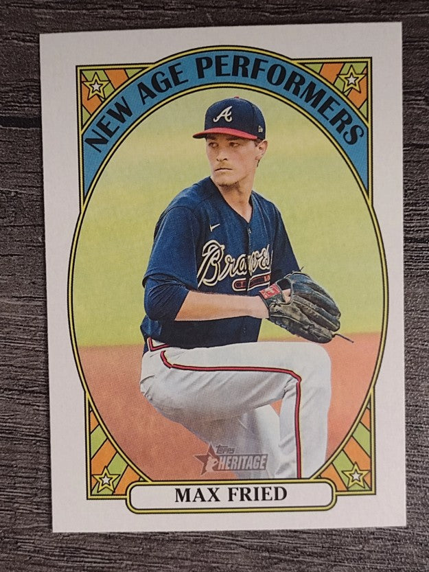 2021 Topps Heritage New Age Performers #NAP12 Max Fried