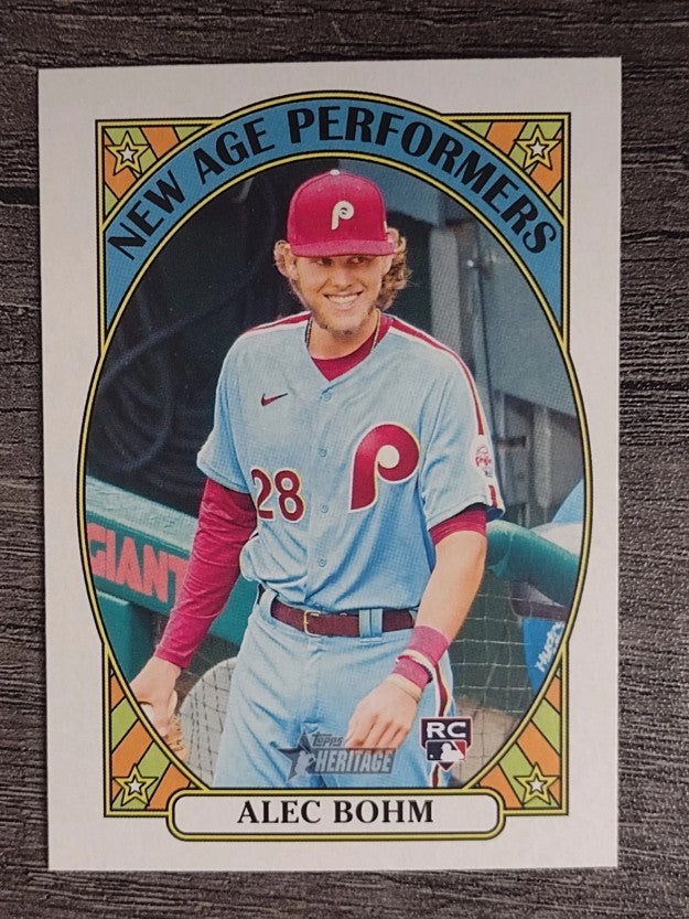 2021 Topps Heritage New Age Performers #NAP15 Alec Bohm