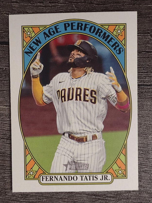 2021 Topps Heritage New Age Performers #NAP5 Fernando Tatis Jr.