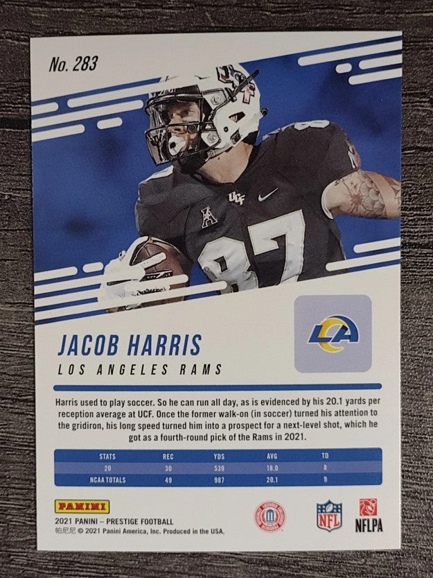 2021 Prestige #283 Jacob Harris RC
