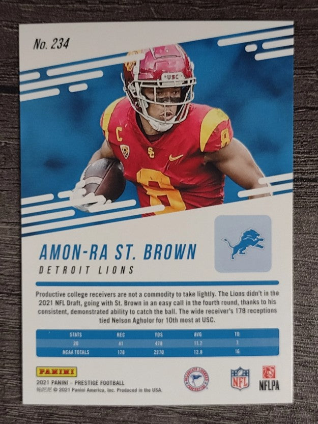 2021 Prestige #234 Amon-Ra St. Brown RC
