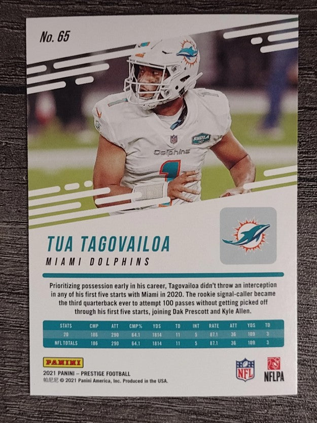 2021 Prestige #65 Tua Tagovailoa