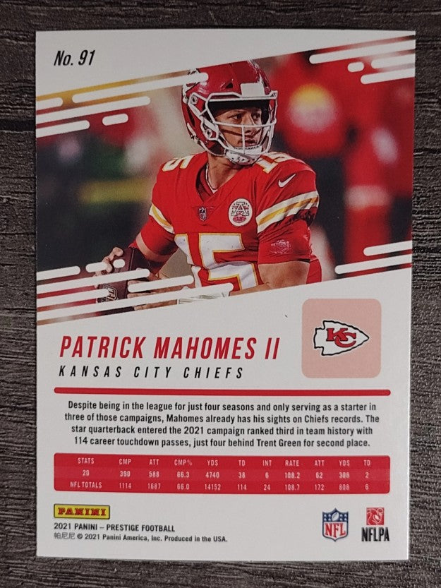 2021 Prestige #91 Patrick Mahomes II