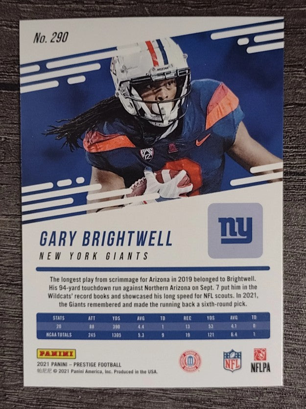 2021 Prestige #290 Gary Brightwell RC