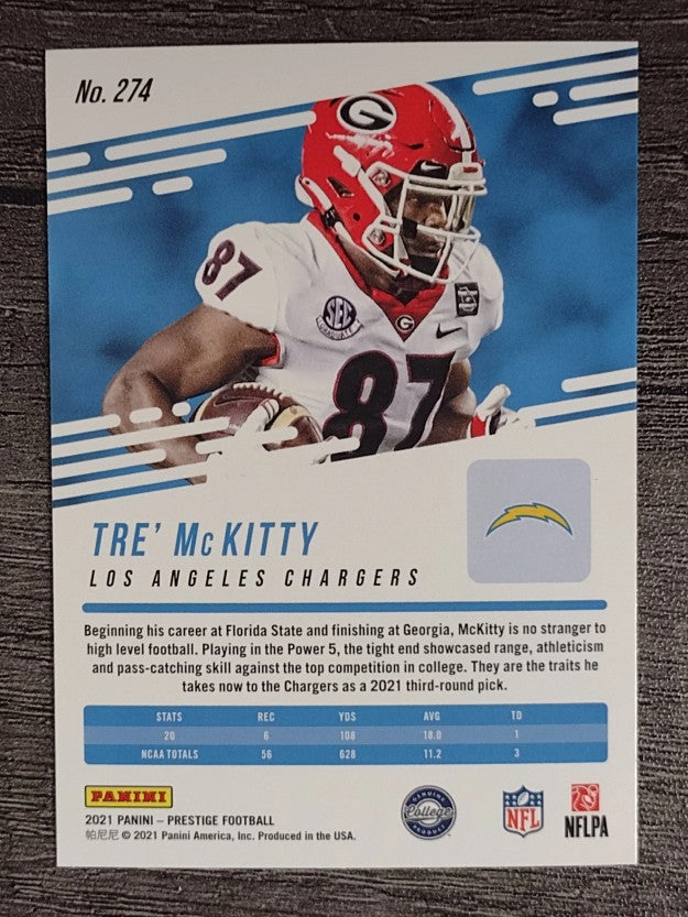 2021 Prestige #274 Tre' McKitty RC