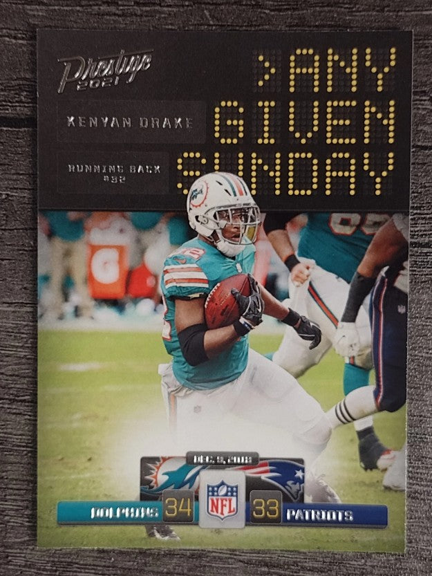 2021 Prestige Any Given Sunday #3 Kenyan Drake