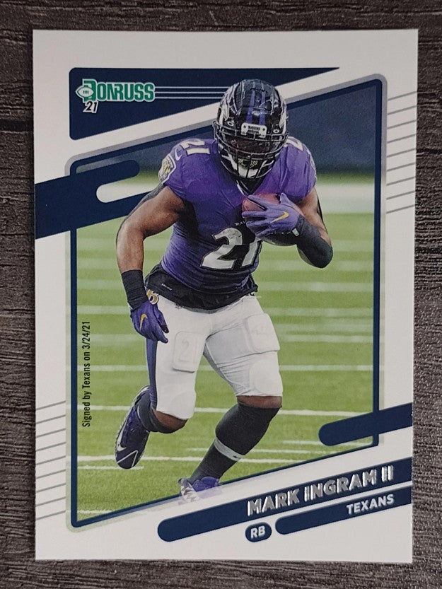 2021 Donruss #38 Mark Ingram II