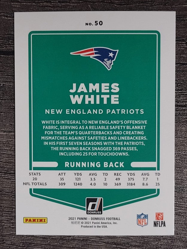 2021 Donruss #50 James White