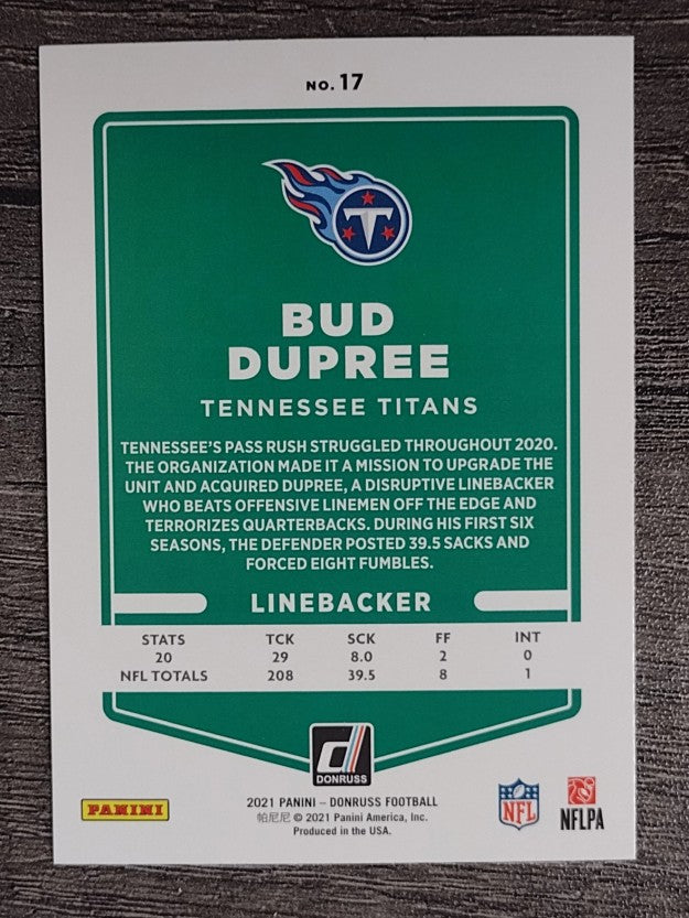 2021 Donruss #17 Bud Dupree