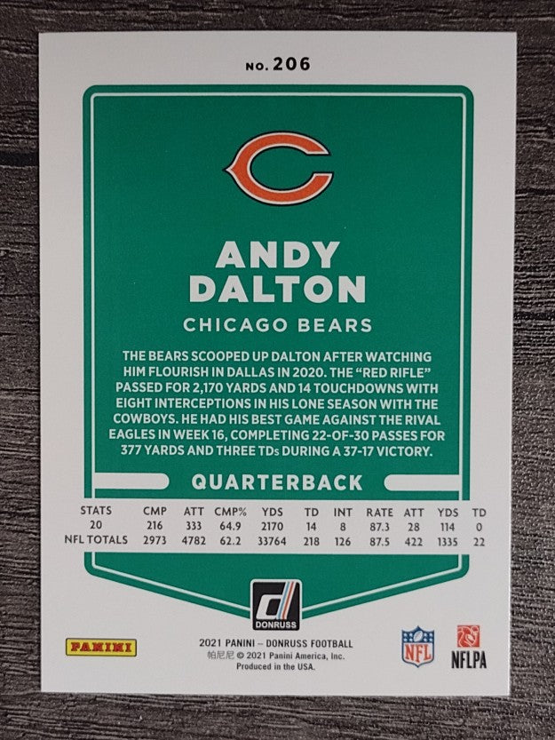 2021 Donruss #206 Andy Dalton