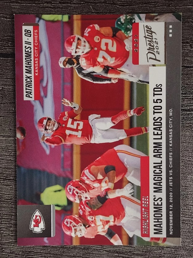2021 Prestige Highlight Reel #10 Patrick Mahomes II